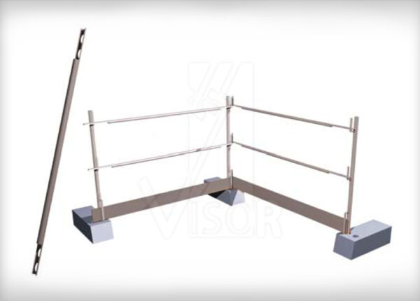 Altura de Sistemas temporales de protección borde