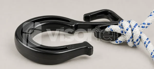 Accesorio para redes - Gancho plástico con cuerda - VísorSports - VÍSORNETS