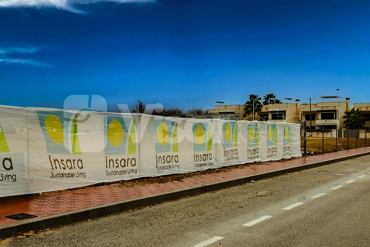 Mallas corporativas personalizadas para Torrevieja y Murcia - VISORNETS - Visor Fall Arrest Nets