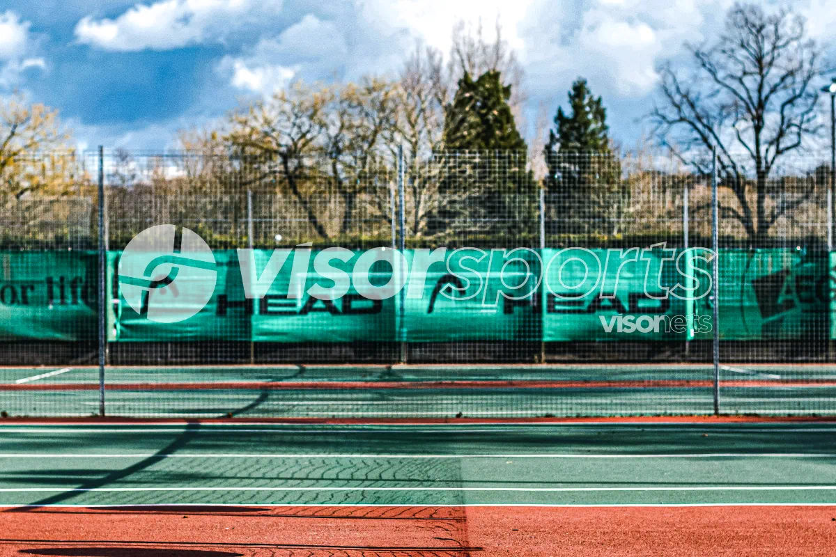 Mallas de ocultación con logotipo impreso - VISORSPORTS - VISORNETS