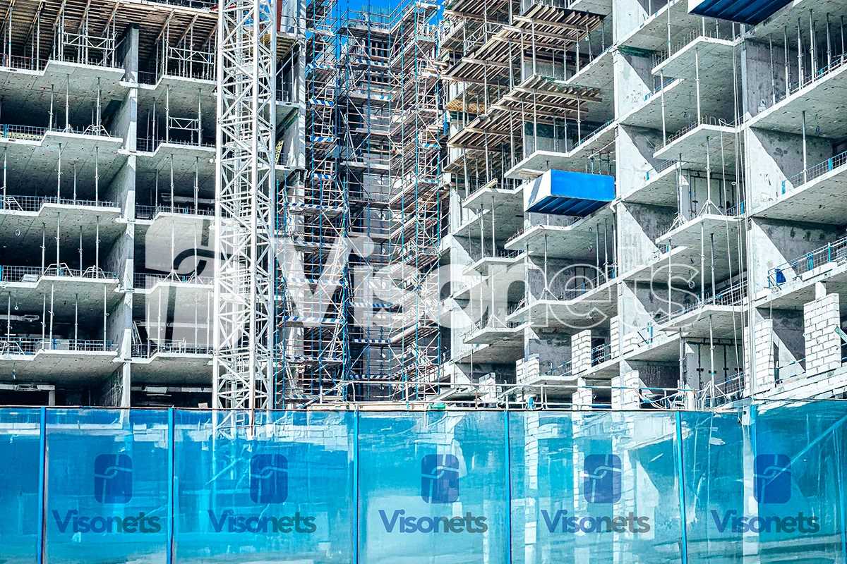 Mallas de ocultación con logotipo impreso VISORNETS
