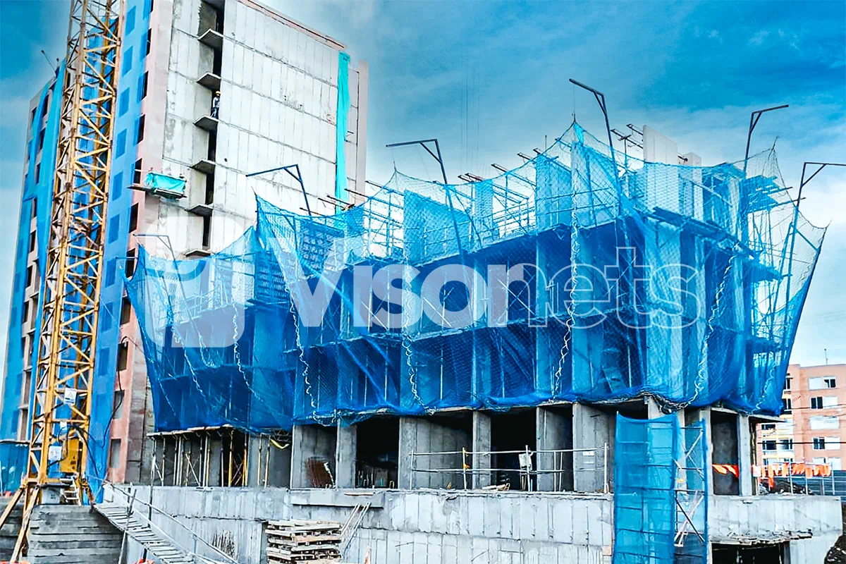 Redes de seguridad sistema certificado TIPO V norma EN 1263.1 - VISORNETS