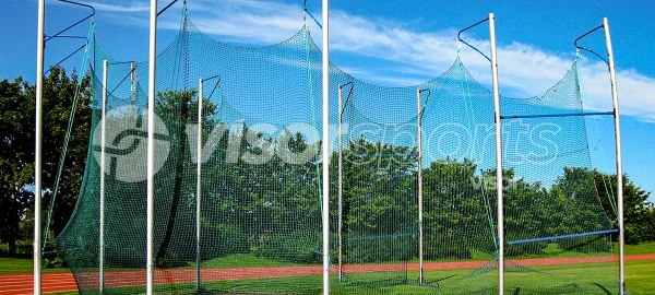 Redes deportivas para jaulas de lanzamiento de atletismo, béisbol (jaulas de bateo) y críquet - VISORSPORTS - VISORNETS