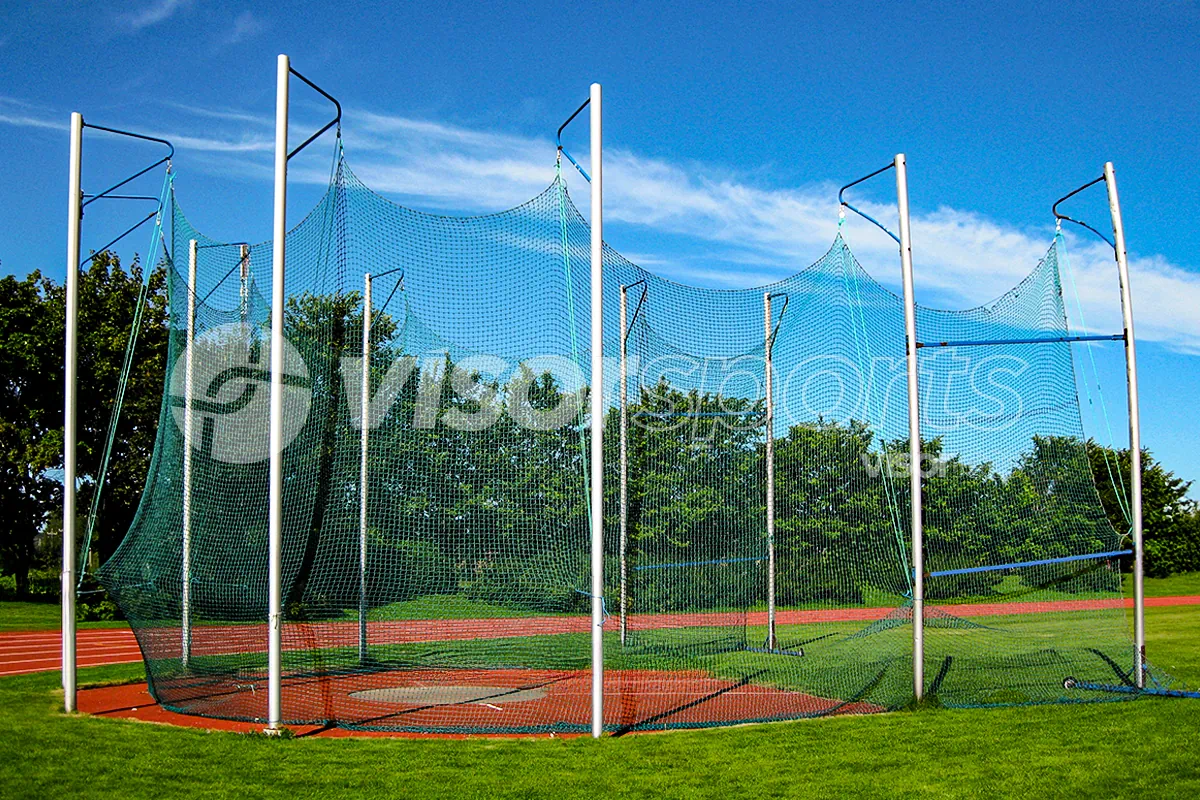Redes deportivas para jaulas de lanzamiento de atletismo, béisbol (jaulas de bateo) y críquet - VISORSPORTS - VISORNETS