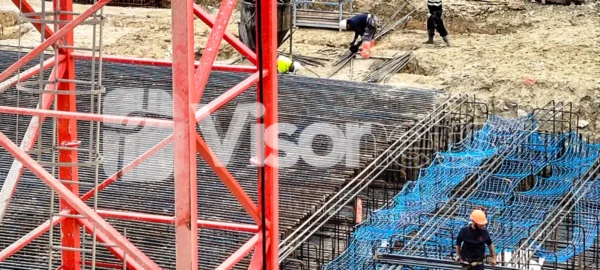 Instalación de 250 redes de seguridad bajo forjado en Benidorm - VISORNETS - Visor Fall Arrest Nets