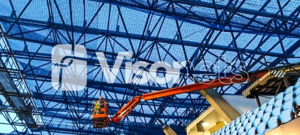 Instalación de redes de seguridad tipo S (3 capas) para estadio Balaídos RC Celta de Vigo en tiempo récord