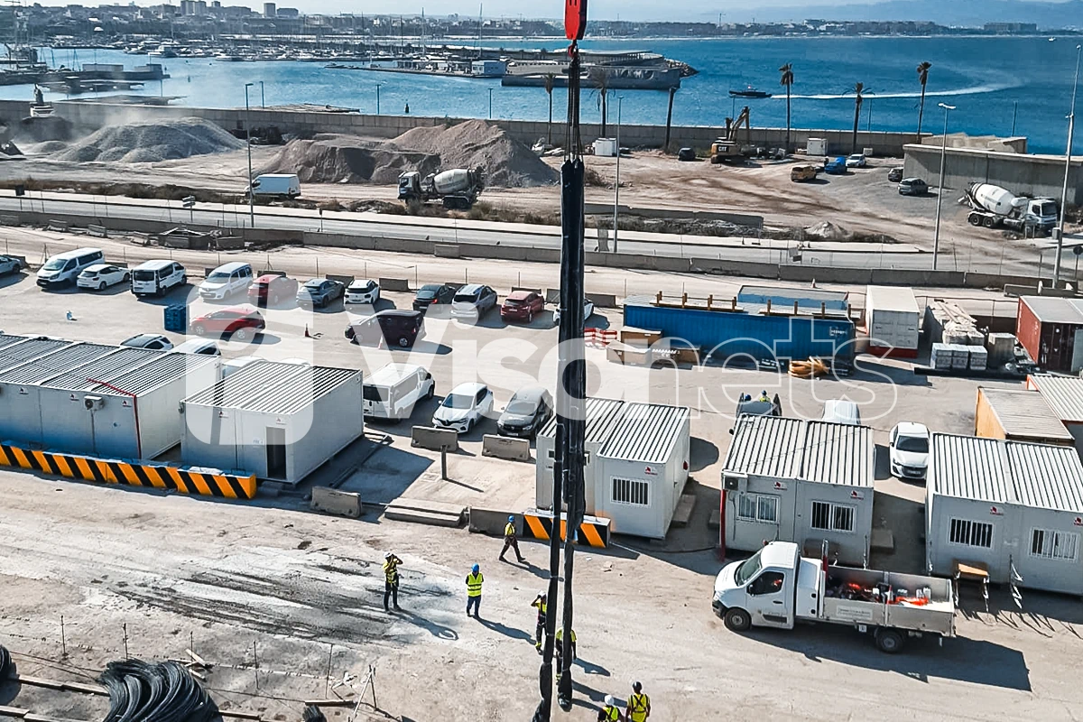 Redes de seguridad tipo "S" VISORNETS para el proyecto de ampliación del Puerto de Valencia