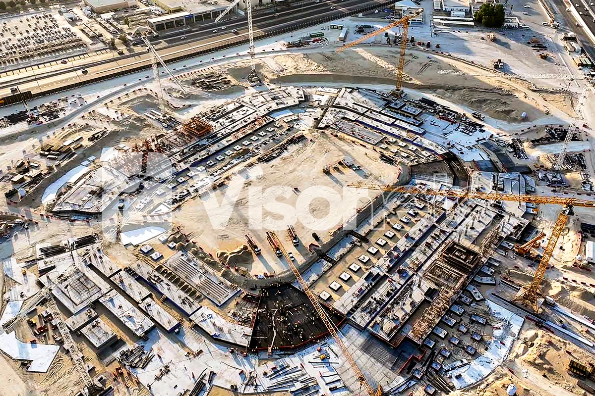 Redes de seguridad tipo "S" VISORNETS + redes mosquiteras VISORNETS - Estadio ARAMCO - Arabia Saudita