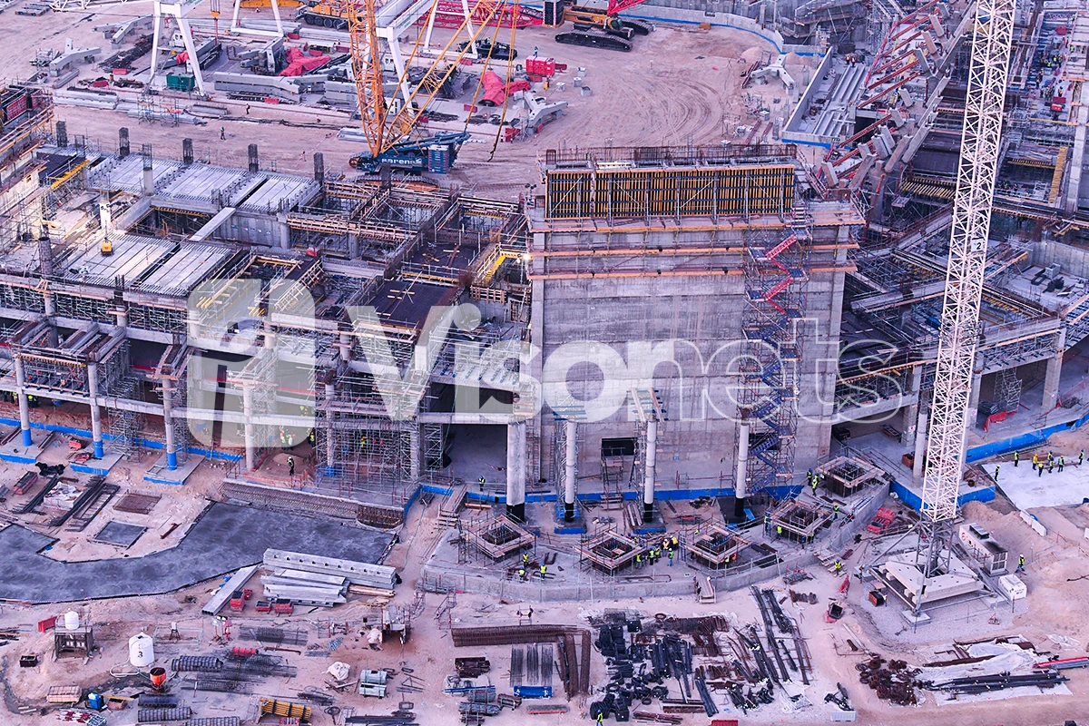 Redes de seguridad tipo "S" VISORNETS + redes mosquiteras VISORNETS - Estadio ARAMCO - Arabia Saudita