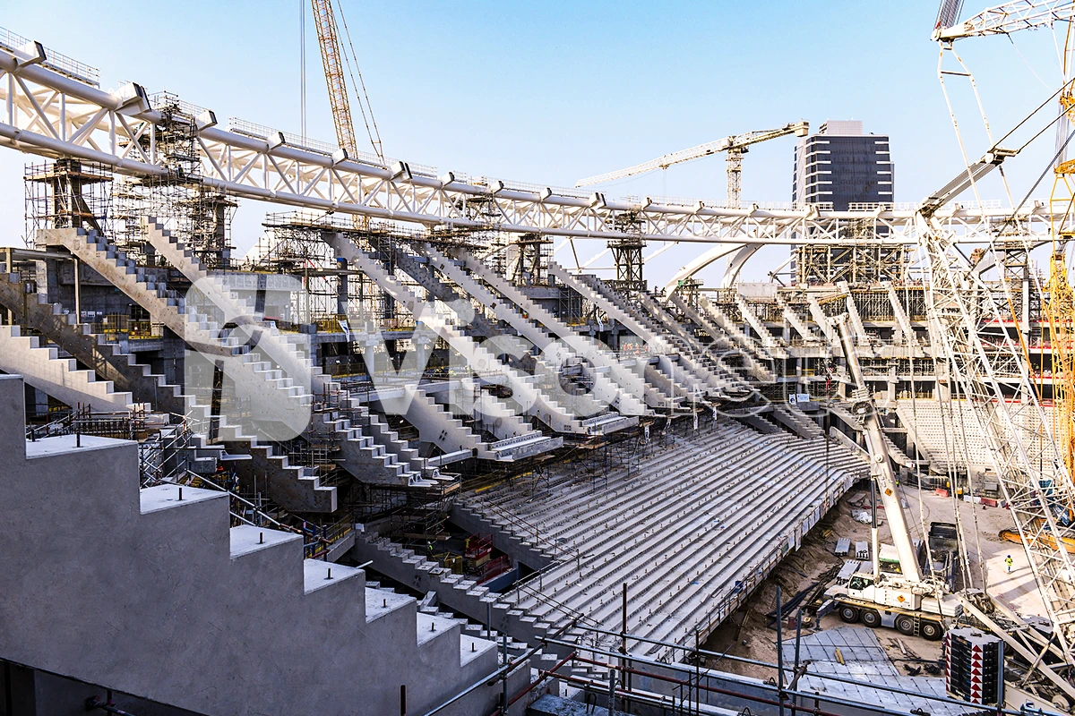 Redes de seguridad tipo "S" VISORNETS + redes mosquiteras VISORNETS - Estadio ARAMCO - Arabia Saudita