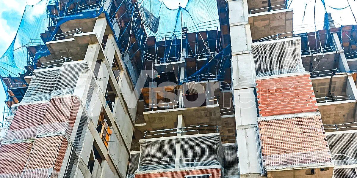 Redes de seguridad tipo U de cierre perimetral VISORNETS