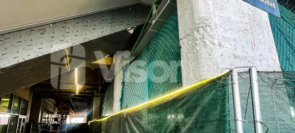 Redes de seguridad Visornets en la Estación Chamartín-Clara Campoamor: protección en obras ferroviarias de gran envergadura - VISORNETS - Visor Fall Arrest Nets