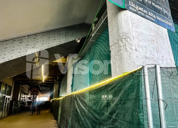 Redes de seguridad Visornets en la Estación Chamartín-Clara Campoamor: protección en obras ferroviarias de gran envergadura
