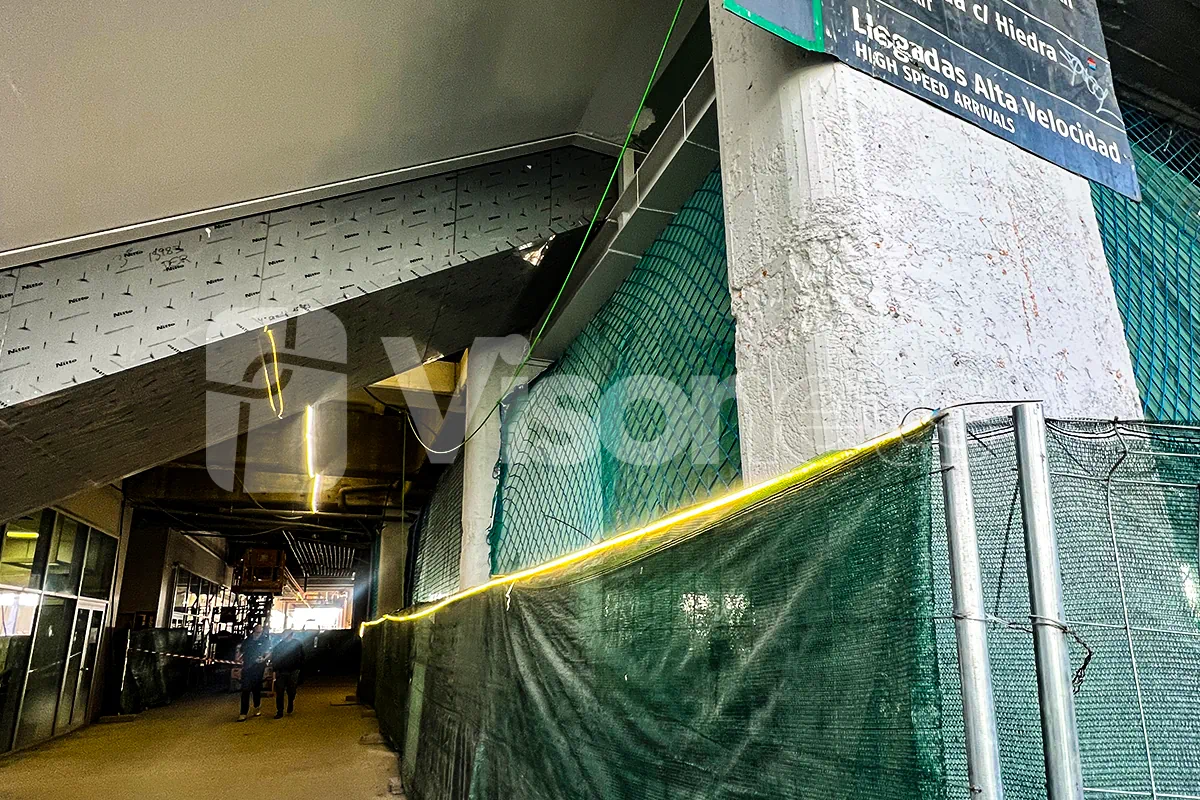 Redes de seguridad Visornets en la Estación Chamartín-Clara Campoamor: protección en obras ferroviarias de gran envergadura - VISORNETS - Visor Fall Arrest Nets