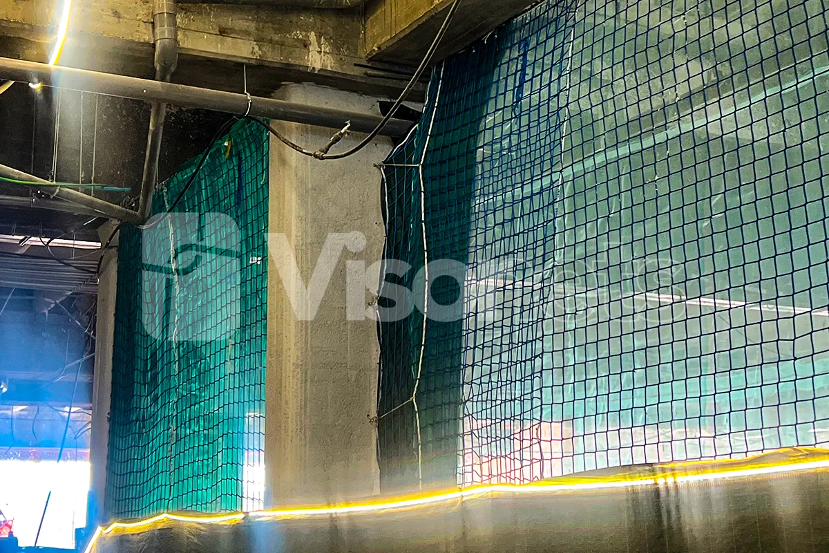 Redes de seguridad Visornets en la Estación Chamartín-Clara Campoamor: protección en obras ferroviarias de gran envergadura - VISORNETS - Visor Fall Arrest Nets