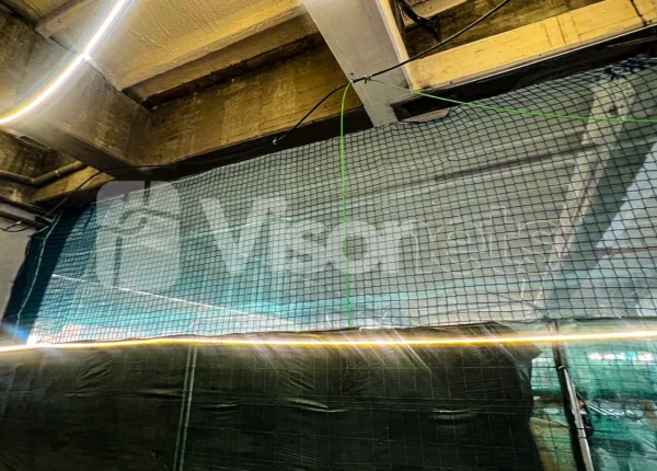 Redes de seguridad Visornets en la Estación Chamartín-Clara Campoamor: protección en obras ferroviarias de gran envergadura - VISORNETS - Visor Fall Arrest Nets