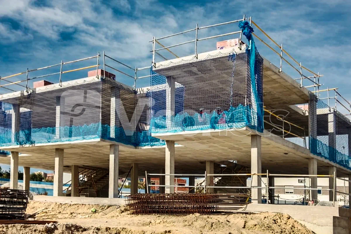 Redes de seguridad en viviendas unifamiliares - Redes tipo U de cierre perimetral - VISORNETS - Visor Fall Arrest Nets