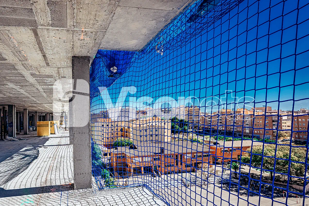 Redes verticales - TIPO U Edificación - Cierre perimetral - VISORNETS