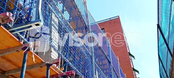 SRP Sistema de Retención Provisional - Equipo de protección colectiva - Seguridad en obra - Proyecto en Madrid (España)