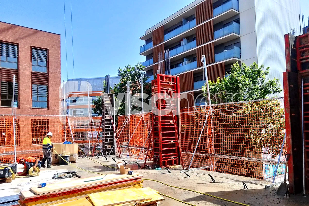SRP Sistema de Retención Provisional - Seguridad en obra - Proyecto en Barcelona (Cataluña - España)