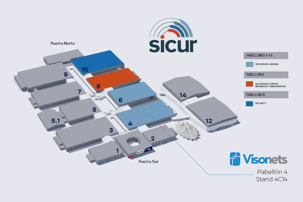 Visor Fall Arrest Nets en SICUR 2026, la feria internacional de referencia en seguridad, redes de seguridad y protección