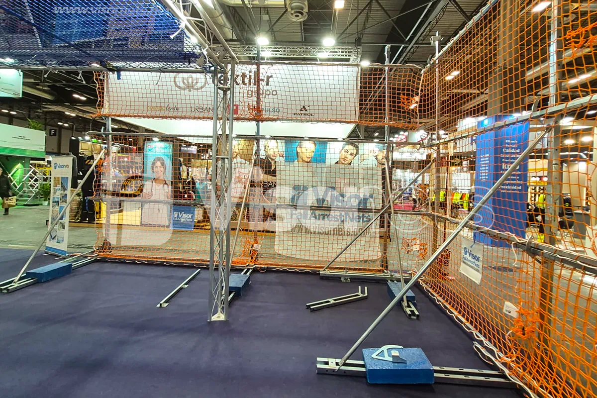 Nuestra experiencia en SICUR 2026: presentación del nuevo Sistema de Retención Provisional (SRP) - VISORNETS - Visor Fall Arrest Nets