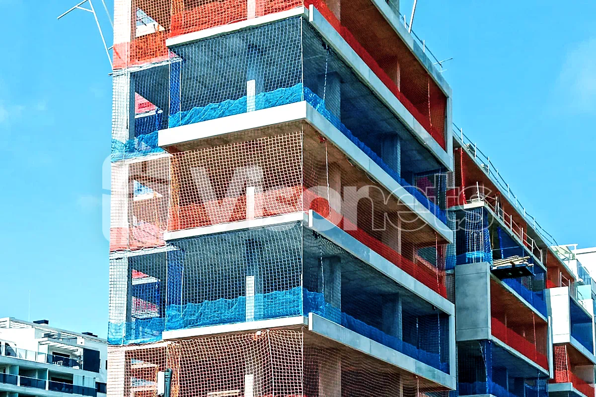 Visornets Redes de seguridad verticales Tipo U edificación obra - Cierre perimetral - VISOR FALL ARREST NETS