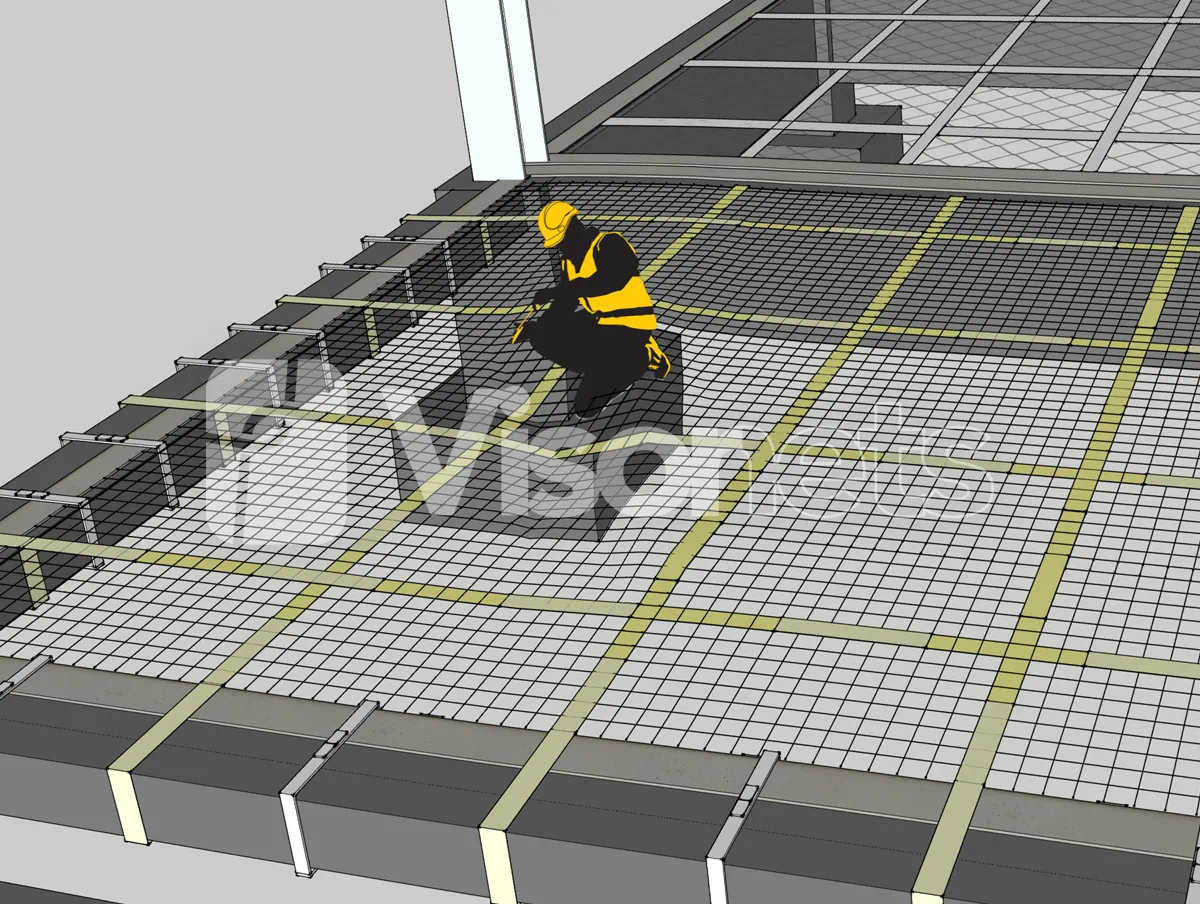 Redes de protección transitables - Walk-On nets - VISORNETS