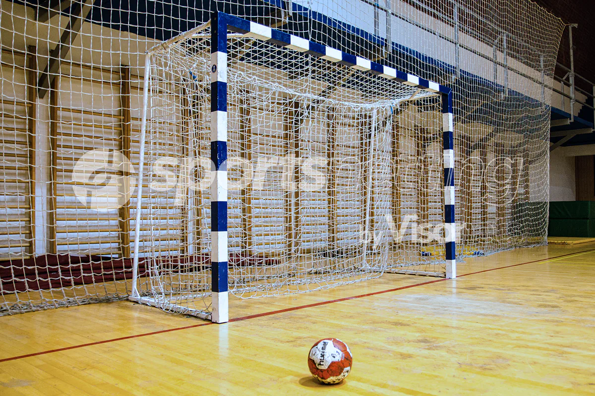 Redes deportivas de balonmano / handball (para porterías, con y sin cortina amortiguadora) - VISORNETS SPORTS NETTING